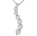 7 Round Journey Of Life Diamond Pendant on Chain 1cttw