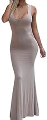 Sexy Sleeveless Backless Wrap Cotton/Nylon/Spandex Evening Dress/Party Dress 
