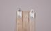 Bamboo Wood Accordian 10 Peg Wall Hat Cup Rack Expands to 26" image 1