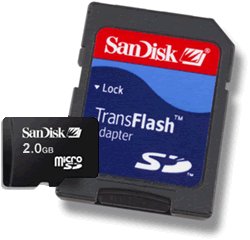 Childrens Toyshop  Electronics : SanDisk Micro Secure Digital 2 GB Memory Card (SDSDQ-2048-A11M) Retail Package