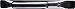 Sport Series Cue Case - 1 Butt/1 Shaft - Blue/Black/White