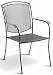Classic High Back Wrought Iron Stack Chair - Set Of 4