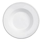 Tyler Florence by Mikasa Rustic White 'Bead' Rim Soup, 9 Inches