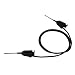 Cal Test Electronics CT2406 MiniFlex Clip On Each Ends Test Lead, 21 AWG, 1 Amp, Silicone Jacket (Pack of 5)
