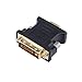 Ruhza DTech DVI Male to VGA Female Adapter High Speed DVI-I24+5 Port Converter for HDTV, Plasma, DVD and Projector
