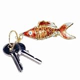 Chinese New Year Gifts / Chinese Folk Crafts / Chinese Enamel Crafts: Chinese Enamel Fish - Key Ring