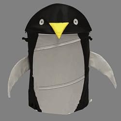 Penguin Pop-Up Laundry Hamper - Round
