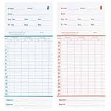 Office Products : PTI41473 - 2-Sided Time Cards, 3-3/8x7-3/8x1, White