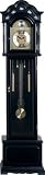 Edward Meyer Grandfather Clock with Black Finish and Motherofpearl Inlay