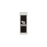 Stainless Steel and Black Laser Tennessee Titans Money Clip
