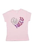 3188pa SUKL. SL160  Heart of Gymnastics T Shirt Tee (Girls (6 6X), Light Pink)