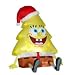 2011 3.5' Nickelodeon SpongeBob Squarepants Christmas Tree Airblown Inflatable by Gemmy Sponge Bob