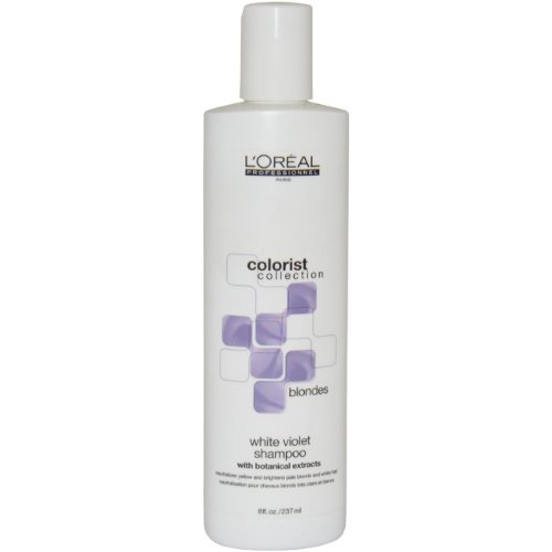 Colorist Collection Blondes White Violet Shampoo By L'Oreal for Unisex Shampoo, 8 Ounce