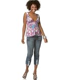 Baby Phat - Baby Phat Plus Sizes V-Pocket Capri Pants
