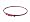 Phiten Star Necklace, Red, 22