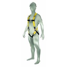 MSA Safety 10096481 Style 3-D Harness Vest, Standard Size