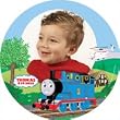 Custom Photo Plate - Thomas The Train & Harold Photo Plate - Customize your Thomas The Train Plate With Your Favorite Photo