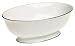 Lenox Tribeca Platinum-Banded Bone China Open Vegetable Bowl