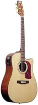 Washburn Dreadnought Cutaway Acoustic Electric Guitar - with Gig Bag, Strap and Picks