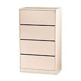 10700 Series Four-Drawer Lateral File, 36w x 20d x 59-1/8h, Natural Maple