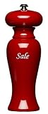 Vic Firth KIS07SM22123 7-Inch Kismet Salt Mill, Cinnabar with White Sale