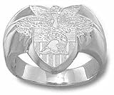 Army Black Knights Seal Men's Ring Size 10 1/4 - Sterling Silver Jewelry