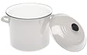 Le Creuset Enamel-on-Steel 16-Quart Covered Stockpot, White