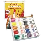Art Markers, Crayola, 200 Ct. Classpack, Fine Line, 10 Colors BIN588210 by Binney & Smith