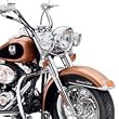 Harley Davidson Chrome Front End Package - FLSTN Models. This package includes components necessary to completely chrome the front forks and includes some or all of the following (Kit components vary depending on your model): Chrome Fork Sliders, Chrome Fork Axle Retainer Nut Kit, Chrome Fork Slider Drain Screw Kit, Chrome Front Wheel Spacers, Classic Chrome Front Axle Nut Cover Kit, and Chrome Upper Fork Nut Covers. Chrome Front End Package price does not include labor or supplies. 46536-07A