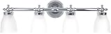 Checkolite 17064-15 Delta Victorian 4-Light Vanity, Chrome Checkolite 17064-15 Delta Victorian 4-Light Vanity, Chrome