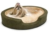 K&H Thermo Oval Snuggly Sleeper, Large 31 By 24 Inches, Mocha K&H Thermo Oval Snuggly Sleeper, Large 31 By 24 Inches, Mocha