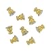 Gold Tone Hypo Allergenic Bullet Clutch Earring Backs (X50)