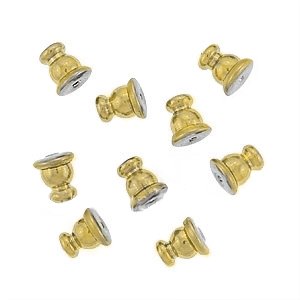 Gold Tone Hypo Allergenic Bullet Clutch Earring Backs (X50)