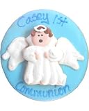 Beautiful Cookies Organic Party Favors-Angel Boy Organic Cookies Cookies, 10 Cookies
