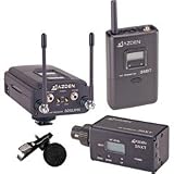 Azden 325ULX UHF Wireless Microphone Combo System with 325UPR Receiver, 35BT Transmitter and Lavaliere Microphone