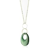 Rachel Burklund Raw Beauty Malachite Oval-Shap