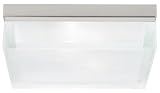 Tech Lighting 700BXLS Boxie - Large Flush Light Satin Nickel Contemporary Lighting