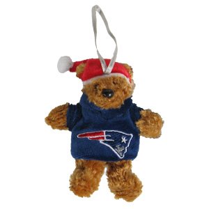 New England Patriots - Plush Bear Ornament