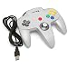 NINTENDO 64 CLASSIC USB ENABLED CONTROLLER(WIRED),BY RETROLINK, FOR PC & MAC (BLACK COLOR)