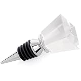 Lorent Glass Cube Bottle Topper - Clear