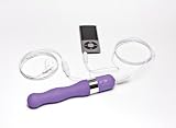 Bundle Naughtibod Vibrator Purple and 2 pack of Pink Silicone Lubricant 3.3 oz