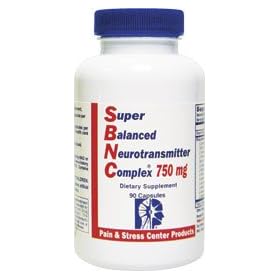 Click here to buy Super Balanced Neurotransmitter Complex® 750mg 90 Caps by Pain & Stress Center.