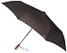 London Fog Women's Auto Open Close Umbrella, Black, One Size