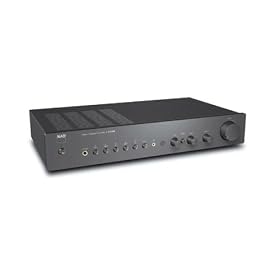 Nad C315BEE-GRAPHITE Hifi Amplifier, 6 Inputs & MP3 Input