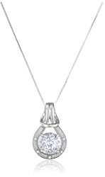 10k Gold Love Knot Gemstone Pendant Necklace, 18"