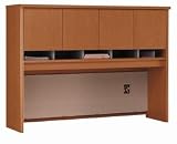 60 Inch 4 Door Hutch in Auburn Maple Finish By Bush Furniture