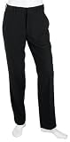 DKNY Mens Flat Front Dress Pants, Black