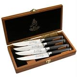 San Moritz Elite Serrated Steak Set in Wood Box