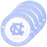 North Carolina Tar Heels NCAA Dinner Plates (4 Pack)