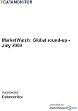 MarketWatch: Global round-up - July 2003